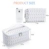 HOYOFO 2 Pcs Makeup Bags Cosmetic Bag Set