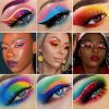 Vibrant Neon Eyeshadow Palette – 24 Highly Pigmented Shades for Stunning Looks