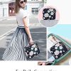 Cute Rose Print Makeup Travel Bag Organizer
