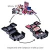 Joligrace Makeup Box Cosmetic Train Case Jewelry Organizer