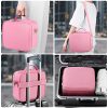 2-Layers Travel Makeup Bag Train Cosmetic Case