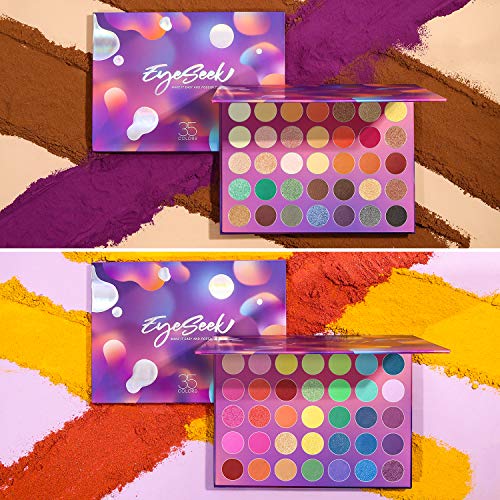 EYESEEK Eyeshadow Palette Colorful Set 35 Colors
