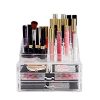 Jewelry and Cosmetic Storage Boxes with Brush Holder