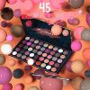 35-Color Eyeshadow Palette with Bonus 45-Color Matte Shimmer Set - Create Stunning Eye Makeup Looks