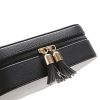 Chic and Compact: Small Black Jewelry Box for Women On-the-Go