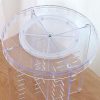 Adjustable Cosmetic Storage Display Case 360 Degree Rotating