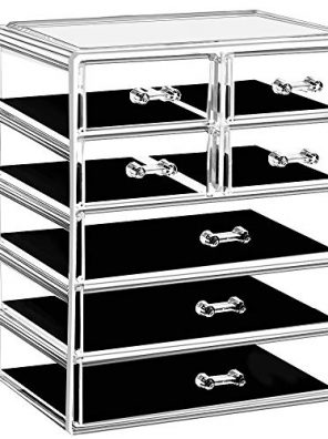 Makeup Organizer Acrylic Cosmetic with 7 Storage Drawers