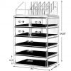 HBlife Makeup Organizer with Bigger Drawers 2 Pieces
