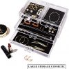 Makeup Organizer 3 Pieces Acrylic Cosmetic Storage