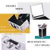 Joligrace Makeup Train Case Cosmetic Box 10 Inches