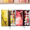 Eyeshadow Palette, Red Eyeshadow Palette Sunset 24 Colors