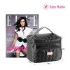 Travel Makeup Bag with Mirror Organizer for Women