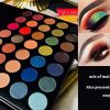 Unlock Your Inner Artist with the 35-Color Blendable Eyeshadow Palette - A Spectrum of Pigmented Shades for Every Occasion
