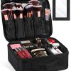 Syntus Travel Makeup Bag with Mirror