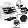 HBlife Makeup Organizer 3 Pieces Acrylic Cosmetic Storage