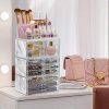 Cosmetic Makeup and Jewelry Storage Case Tower Display Organizer