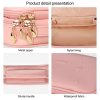 Relavel Makeup Bag Small Travel Cosmetic Bag for Women