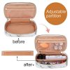 Relavel Makeup Bag Makeup Case 2-Layer