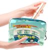 Portable Makeup Bag with Zipper for Women