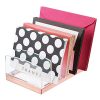mDesign Plastic Makeup Organizer for Bathroom Countertops