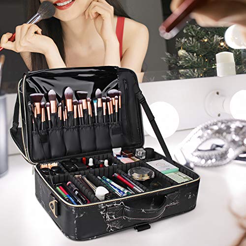 51hooXUvJZL._SL500_ Large Makeup Case Makeup Bag Organizer Large