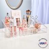 Stackable Cosmetic Organizer Drawers and Cosmetic and Makeup Palette