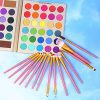 86 Shades of Glamour: Pro Eyeshadow Palette & 15 Brushes Set