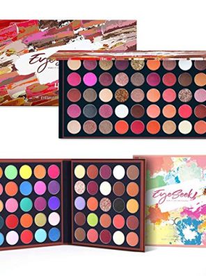 EYESEEK 45 Colors Matte Eyeshadow Palette Makeup Brushes Set