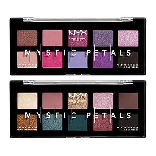51icMjyNUvL.SL1500 Blooming Beauty: NYX Mystic Petals Eyeshadow Palette - Midnight Orchid