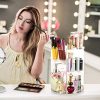 Rotating Makeup Organizer Carousel Vanity