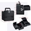 Joligrace Makeup Box Cosmetic Train Case Jewelry Organizer