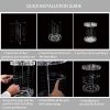 360° Rotating Makeup Organizer - Adjustable 6-Layer Beauty Storage