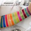 UV Glow Neon Glitter Eyeshadow Palette Makeup