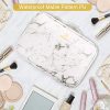 Organize Your Beauty Essentials in Style with Our Relavel Marble Makeup Bag