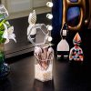 Clear Makeup Brush Holder with Lid