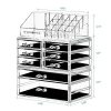 DreamGenius Makeup Organizer 3 Pieces Acrylic