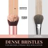 Vegan Makeup Brush Set with Premium Wooden Handles & Make up Bag