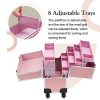 Joligrace Rolling Makeup Case with Wheels