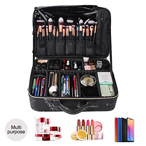 51lquRE-8CL._SL500_ Large Makeup Case Makeup Bag Organizer Large