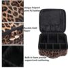 OXYTRA Makeup Bag Leopard Print PU Leather