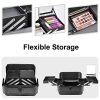 Joligrace Makeup Train Case Professional 12 inch