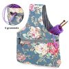 Teamoy Knitting Tote Bag, Travel Project Wrist Bag