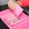 Compact and Stylish Jewelry Case – Perfect for Travel Organization