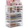 Makeup and Jewelry Storage Case Display Organizer