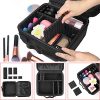 Makeup Travel Case, Makeup Case with DIY Adjustable