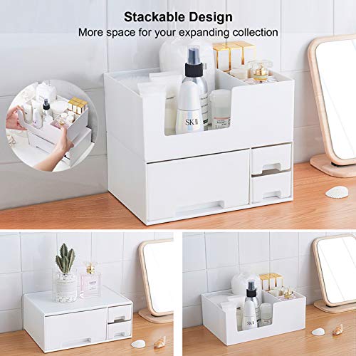 Stackable Makeup Storage Organizer for Cosmetics