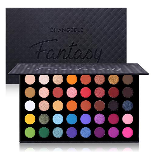 Highly Pigmented Eye Makeup Palette , Matte Shimmer