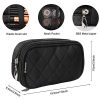 Black Makeup Bag for Ladies - Your Stylish Travel Companion ✈️?