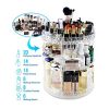 Makeup Organizer 360 Degree Rotating Transparent Waterproof