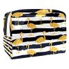Portable Makeup Bag with Zipper Travel Toiletry Bag